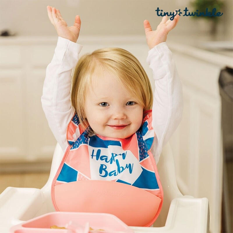 타이니트윙클 방수 아기 이유식 실리콘 턱받이 상품선택